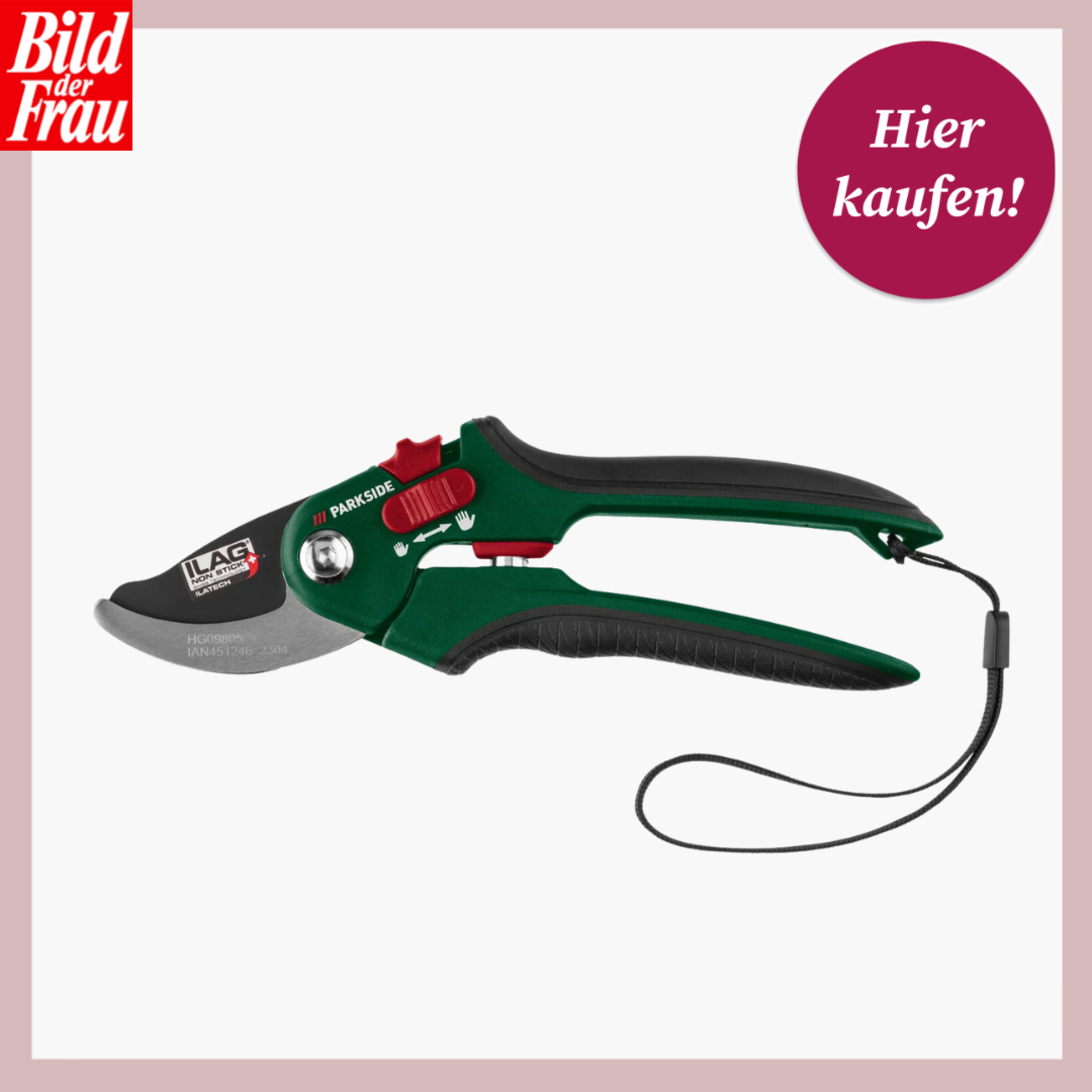 Buchsbaum und Rosen schneiden Die günstige Gartenschere von Lidl